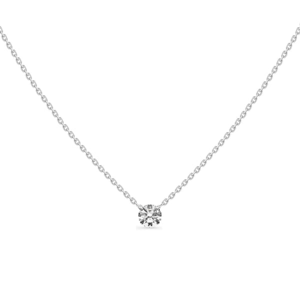 Frida Solitaire Diamond Necklace 0.20 ct.