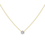 Frida Solitaire Diamond Necklace .20 ct.