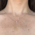 Frida Solitaire Diamond Necklace 0.20 ct.