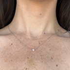 Frida Solitaire Diamond Necklace 0.20 ct.