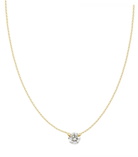 Load image into Gallery viewer, Frida Solitaire Diamond Necklace .20 ct
