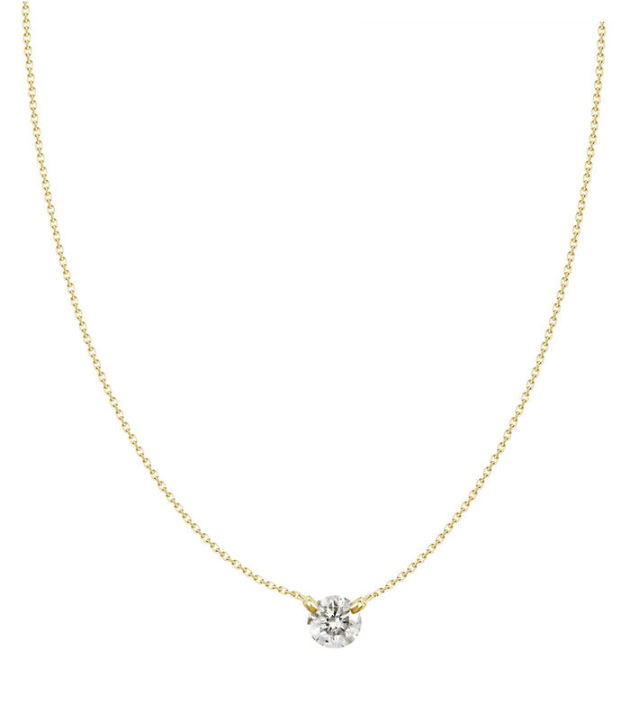 Frida Solitaire Diamond Necklace .20 ct.