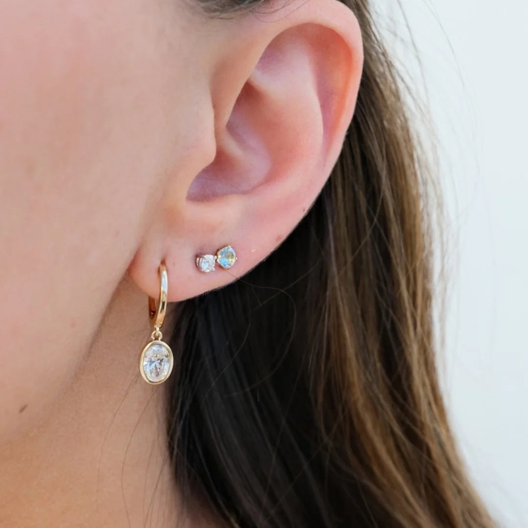 Sabine Lab Oval Diamond Earrings