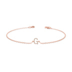 Alphabet Diamond Bracelet