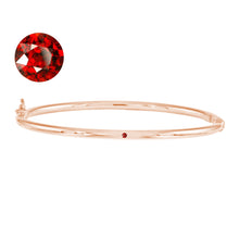 Load image into Gallery viewer, Lulu Birthstone Gold Bangle
