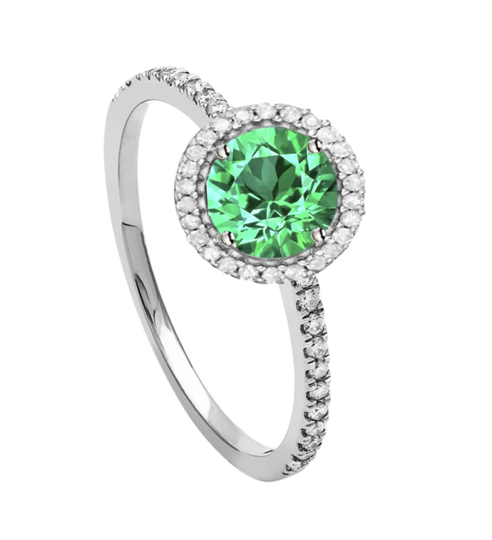 Gretta Emerald Diamond Ring