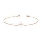 Alphabet Diamond Bracelet