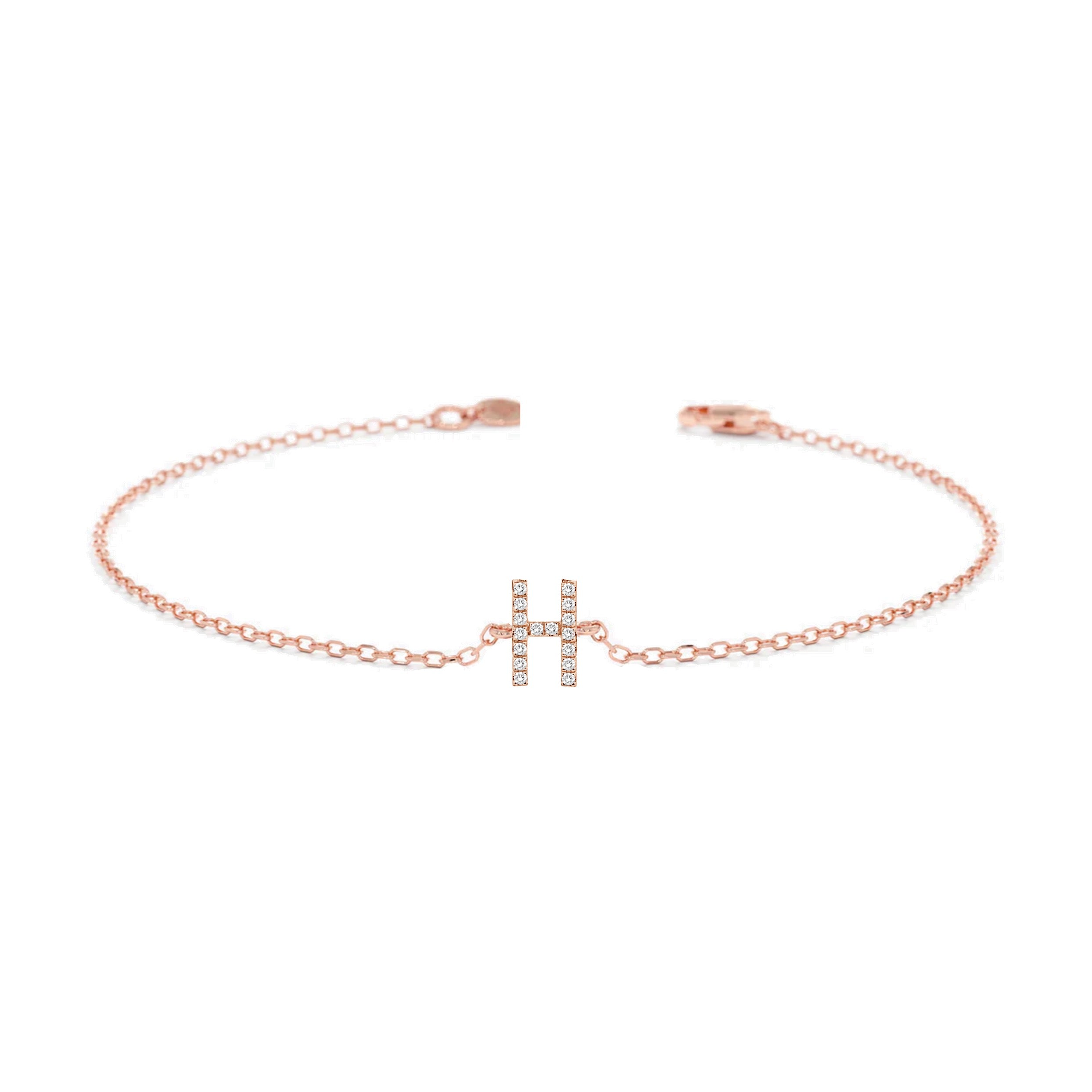 Alphabet Diamond Bracelet