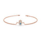 Hamsa Turquoise Bracelet