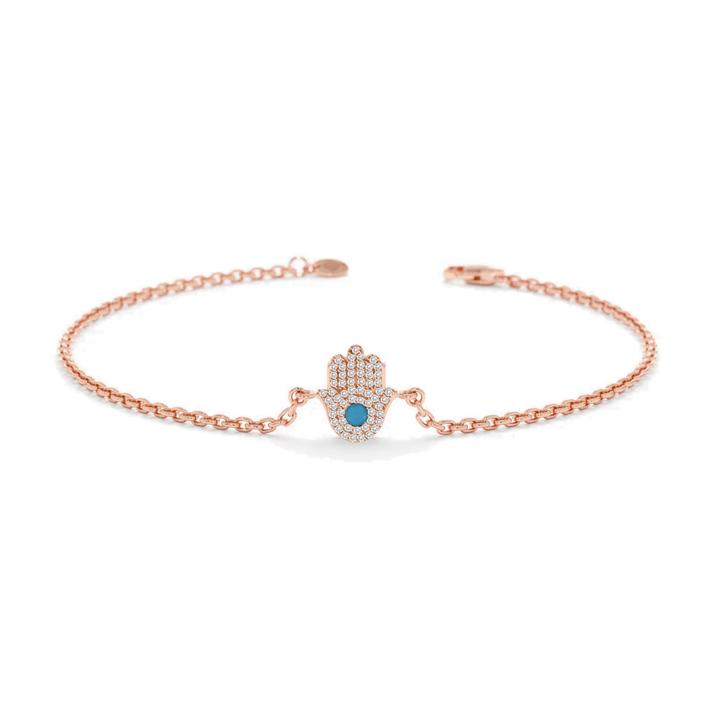 Hamsa Turquoise Bracelet