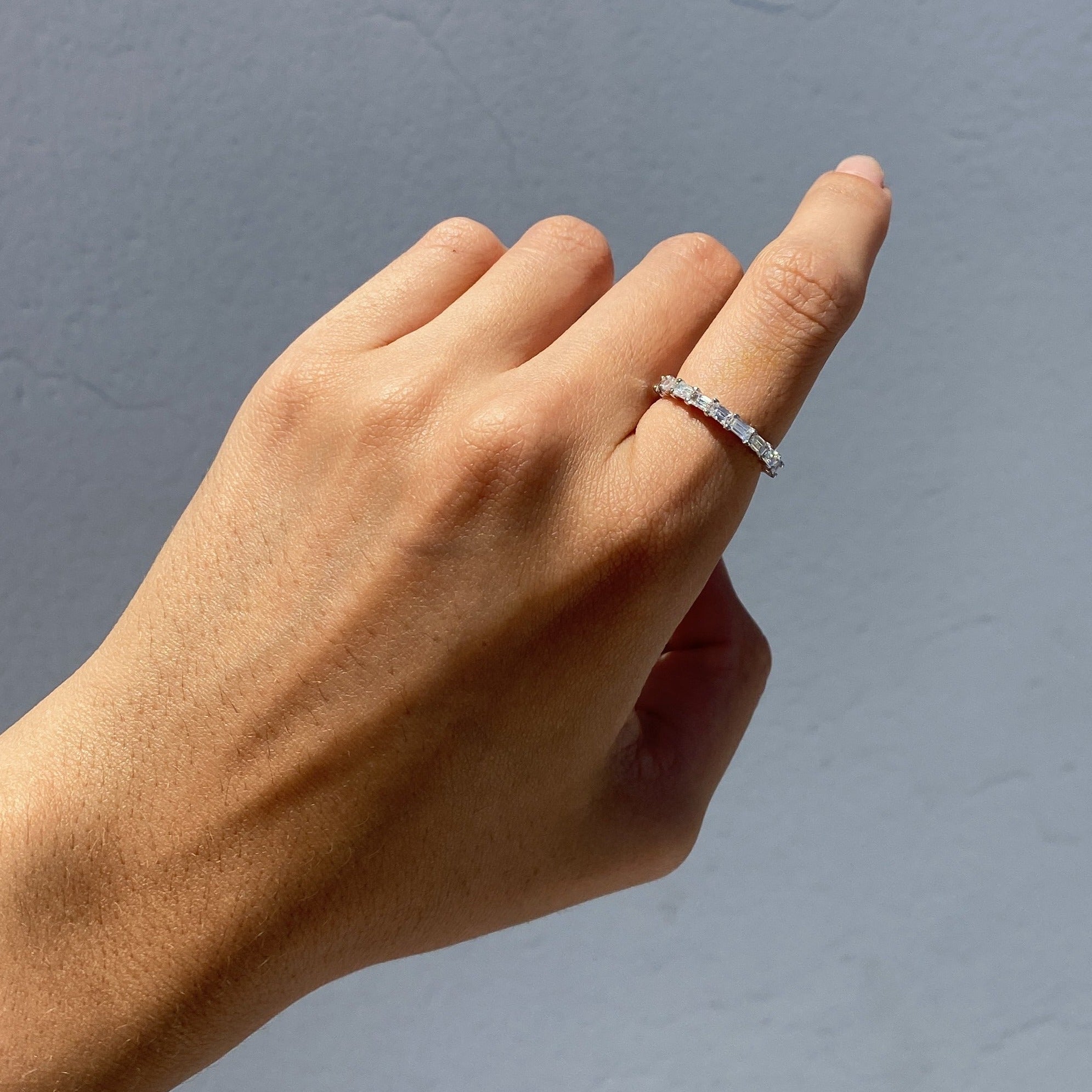 Jovanka Baguette Diamond Ring
