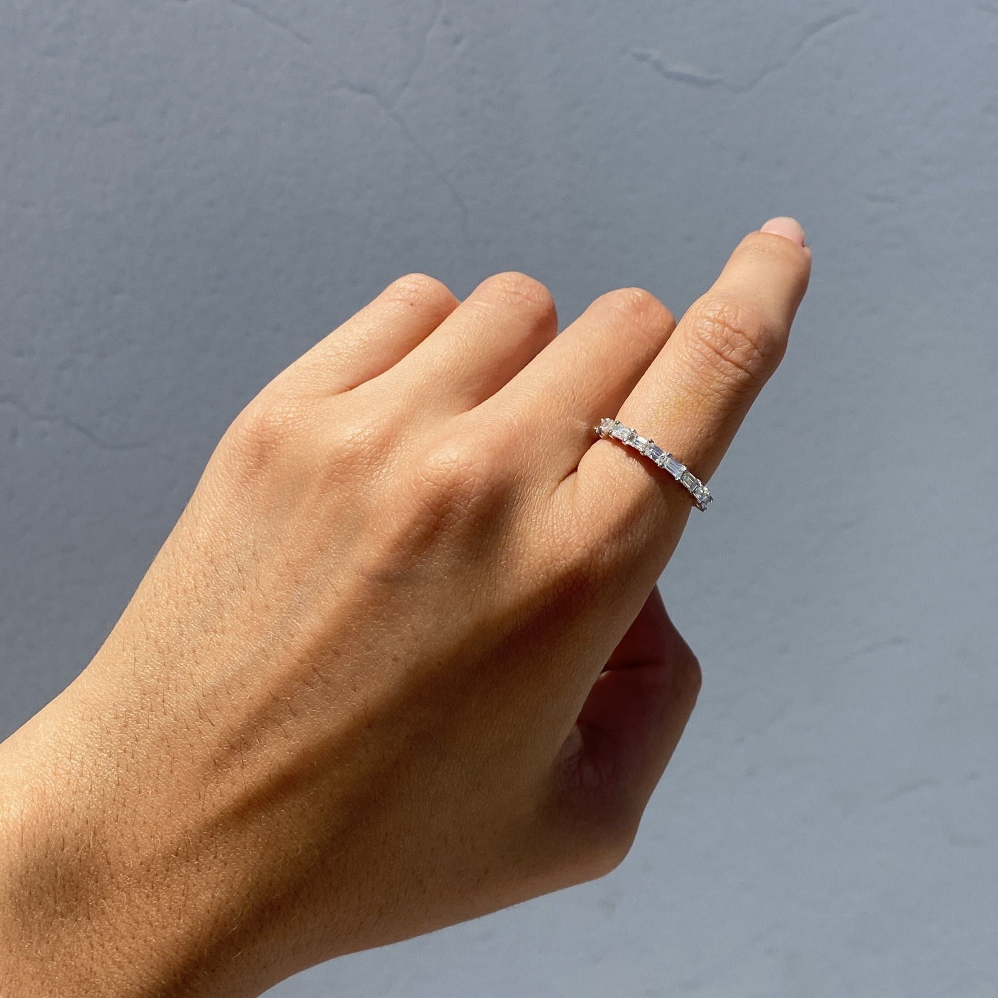 Jovanka Baguette Diamond Ring