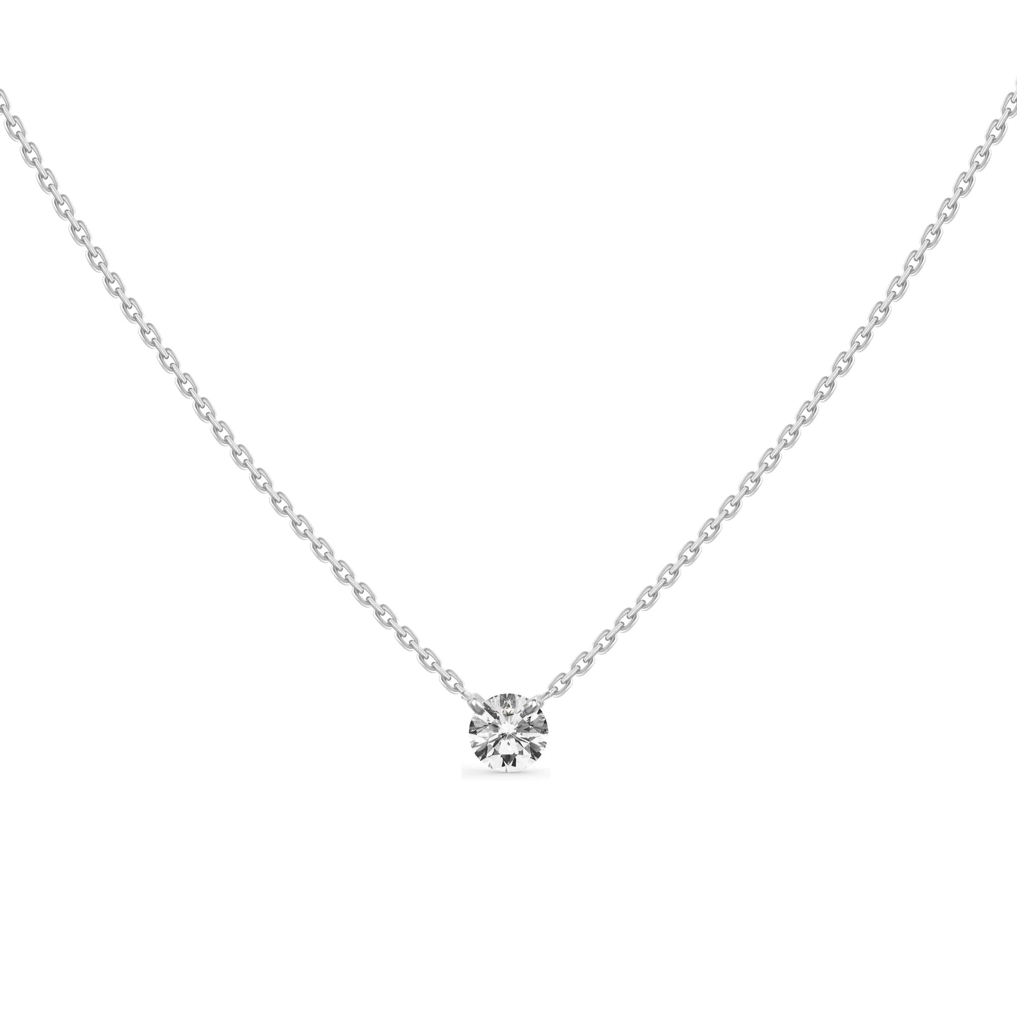 Frida Solitaire Diamond Necklace 0.20 ct.