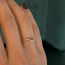 Load image into Gallery viewer, Zarina Bezel Pink Sapphire Ring
