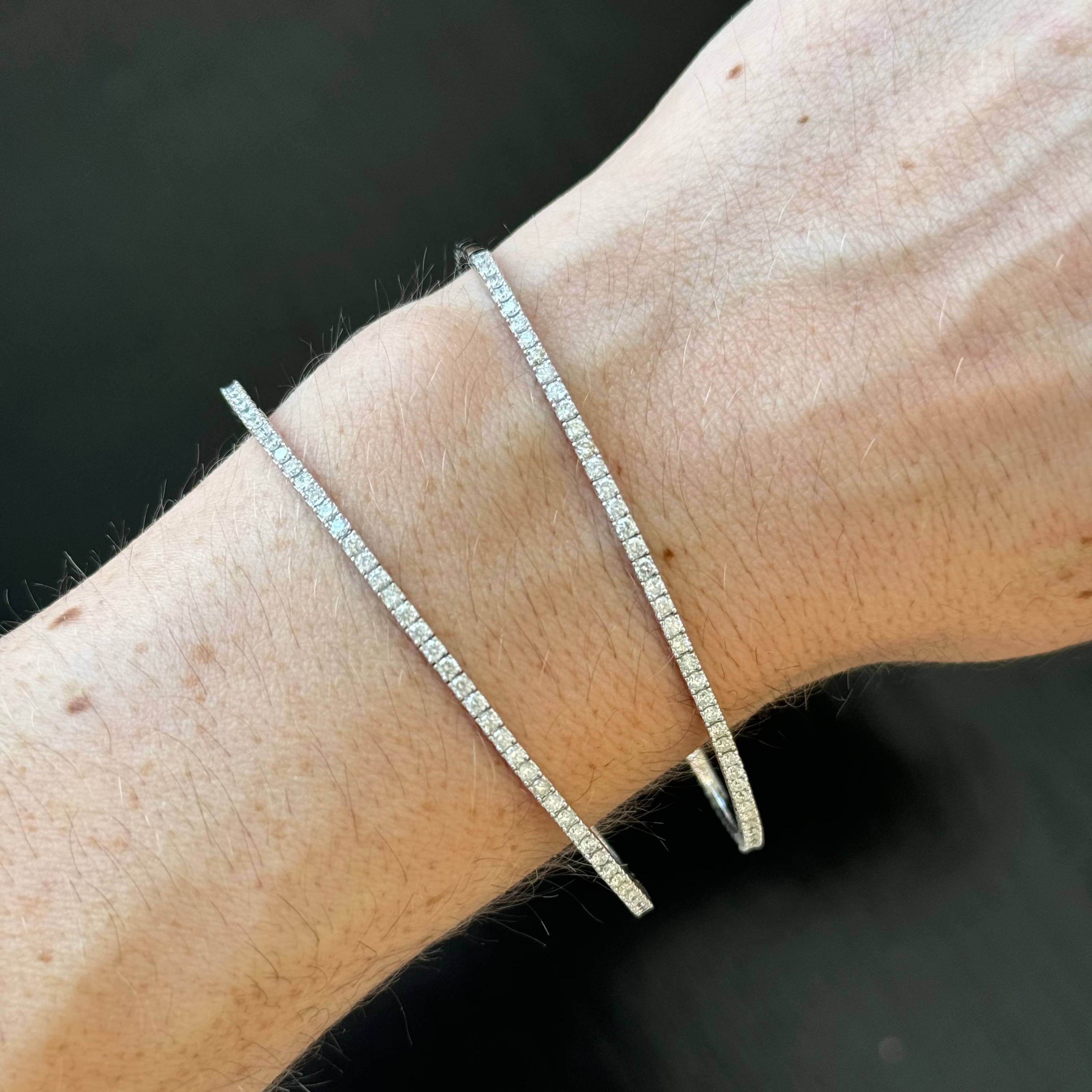 Alicent Diamond Flexible Bangle 0.85 ct.