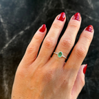 Lyanna Emerald Diamond Ring