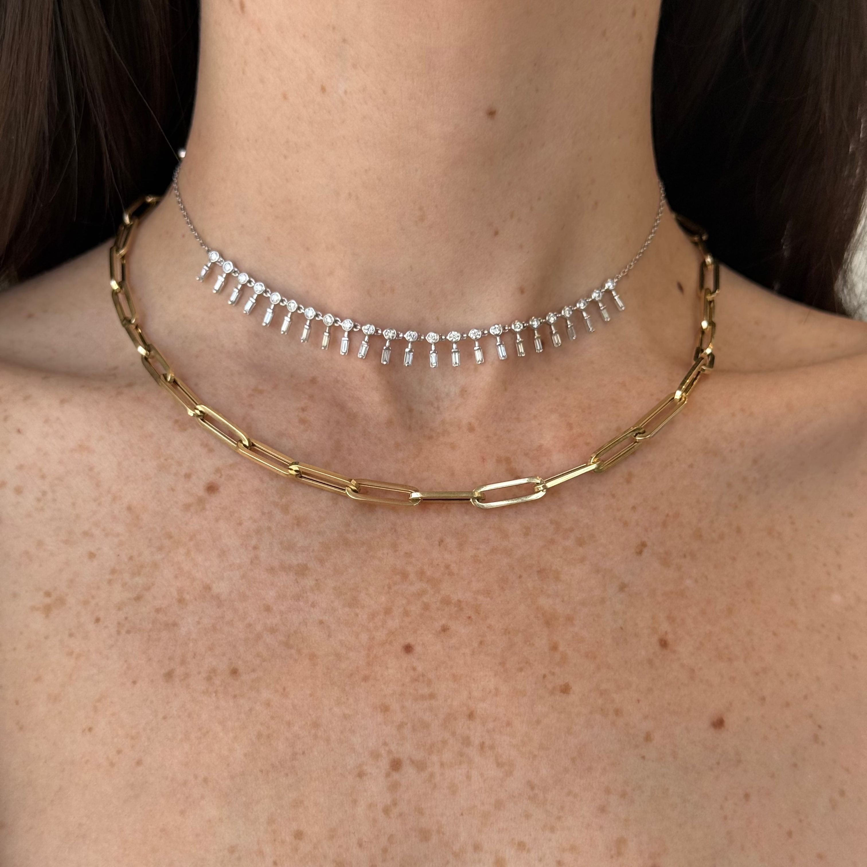 Antonia Diamond Station Necklace