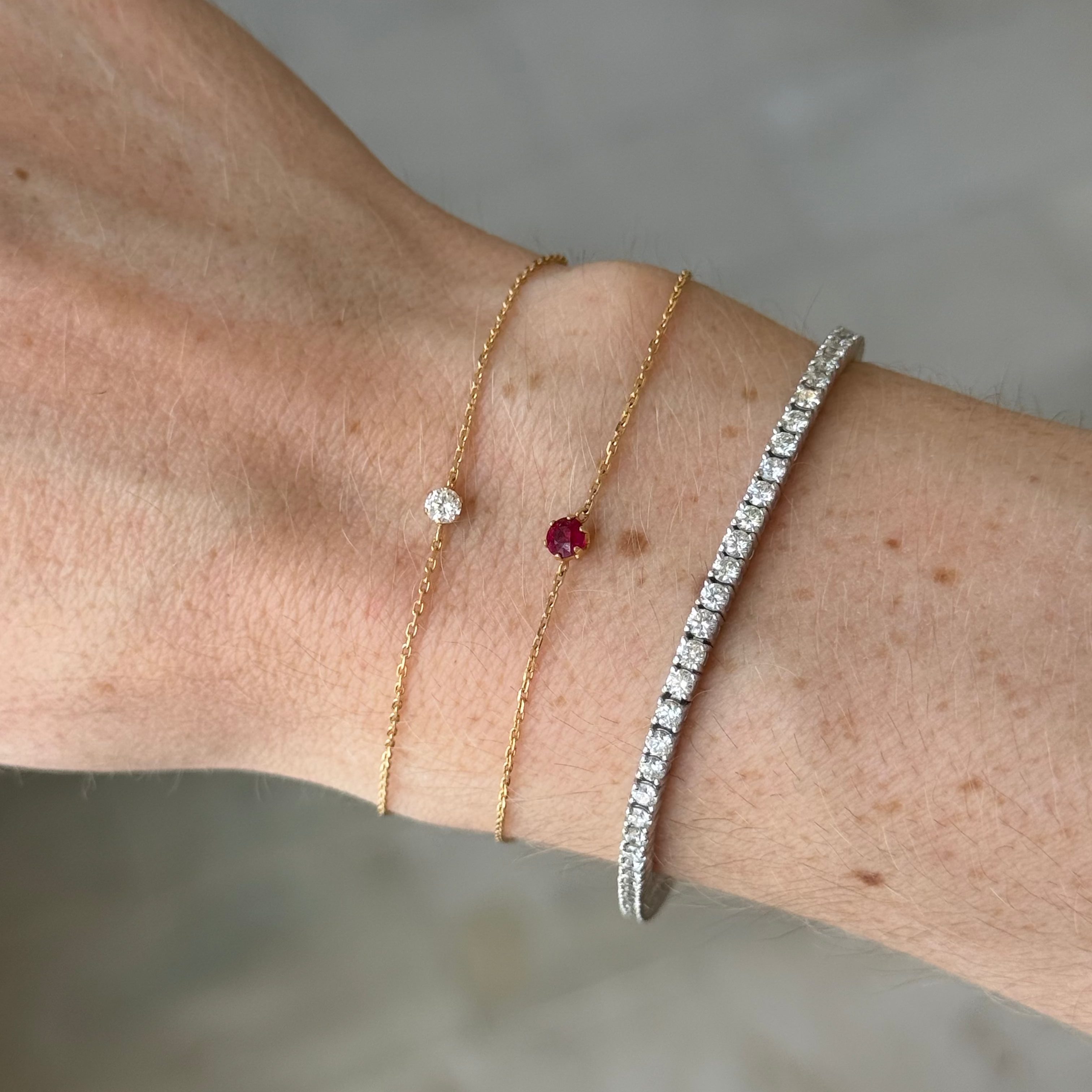Lorenia Diamond Chain Bracelet