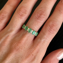 Load image into Gallery viewer, Alba Emerald Diamond Ring
