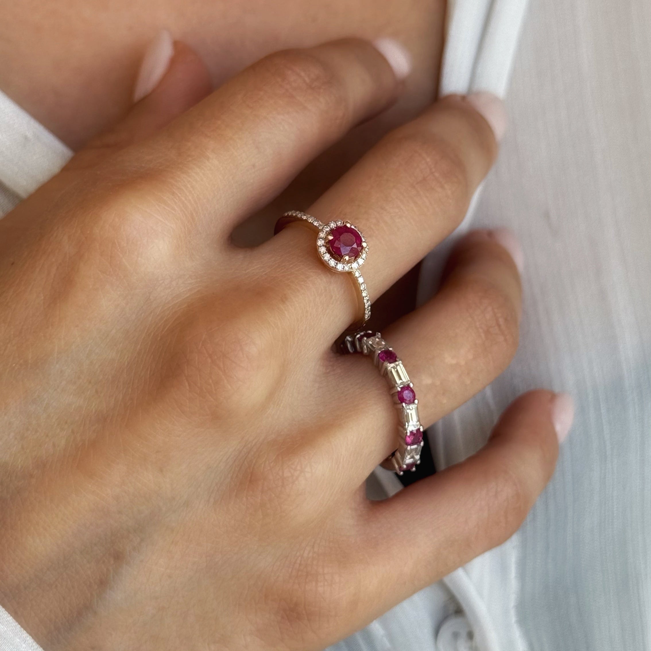 Dulce Ruby Diamond Ring