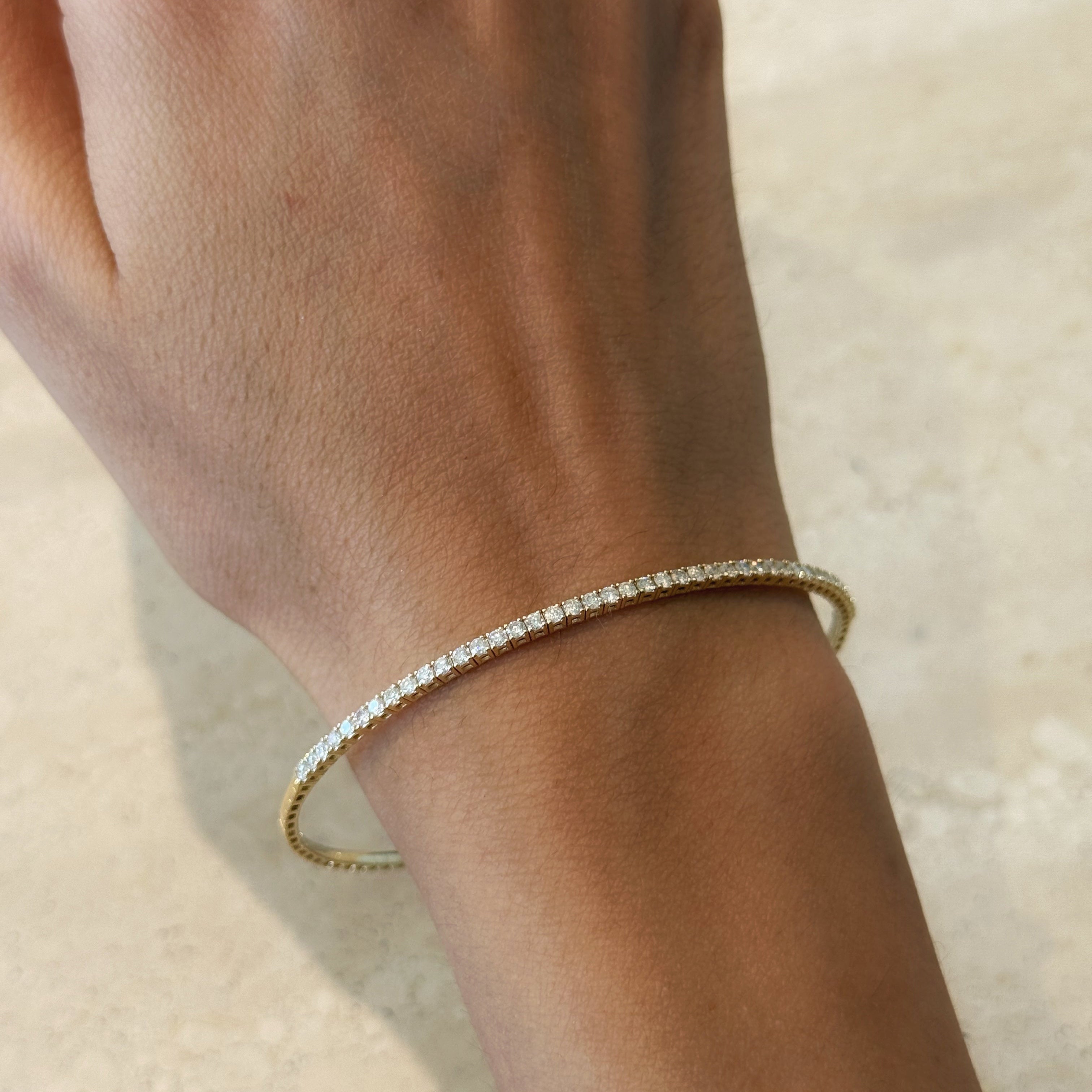 Alicent Diamond Flexible Bangle 0.85 ct.