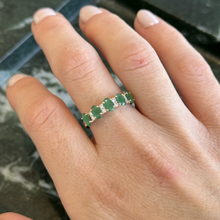 Load image into Gallery viewer, Alba Emerald Diamond Ring
