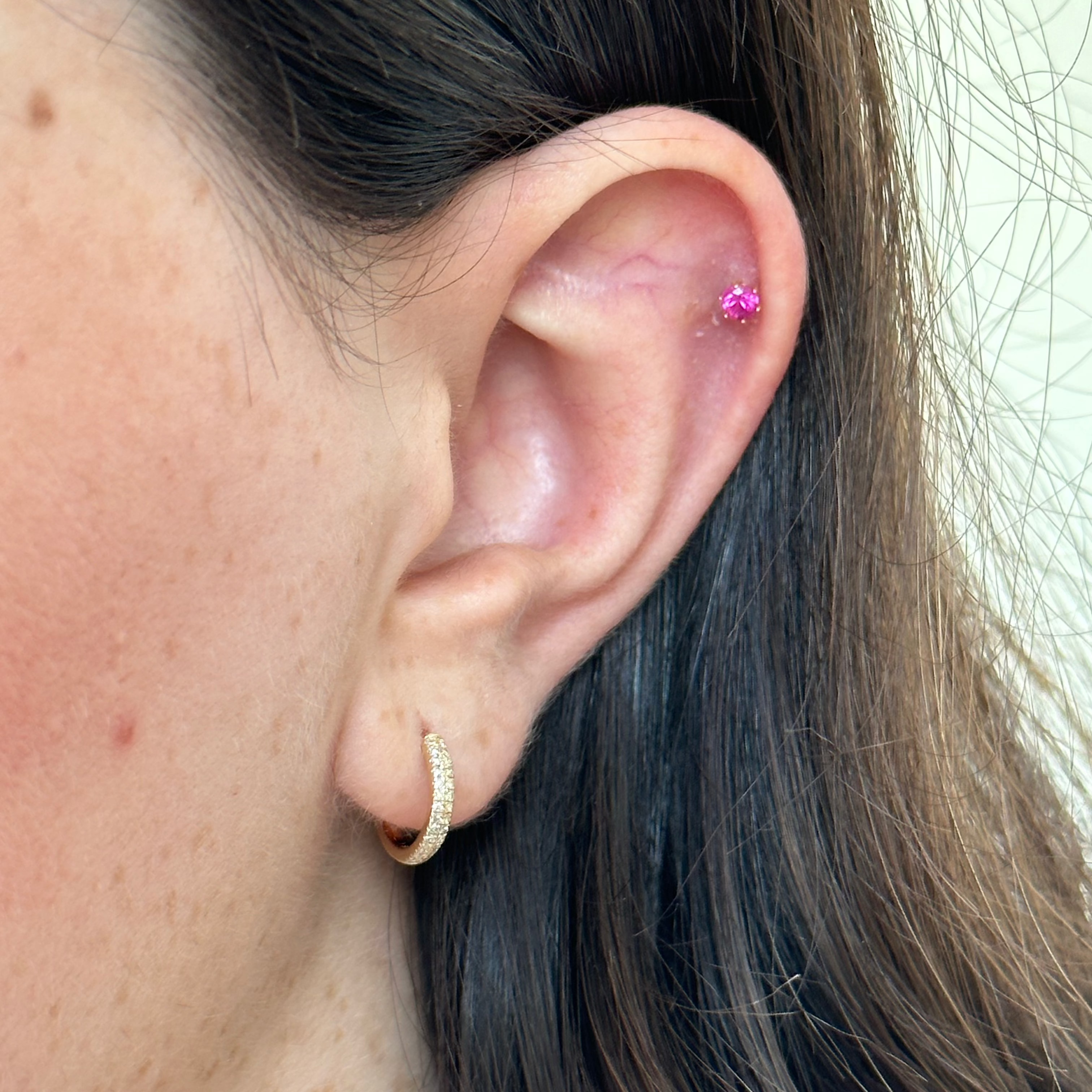 Cleo Ruby Piercings