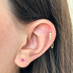 Cleo Ruby Piercings