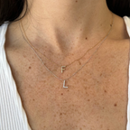 Alphabet Diamond Necklace