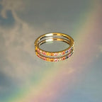 Rainbow Sapphire Ring