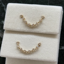 Load image into Gallery viewer, Catalina Diamond Chain Earrings (Two Earrings)
