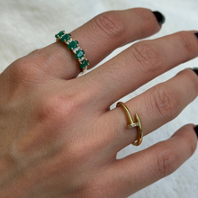 Load image into Gallery viewer, Alba Emerald Diamond Ring
