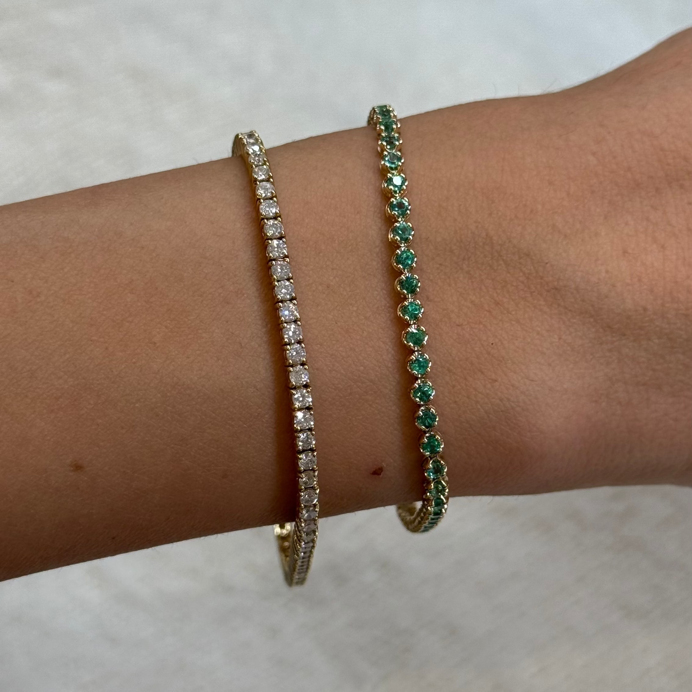 Monserrat Emerald Tennis Bracelet 1.5 ct.
