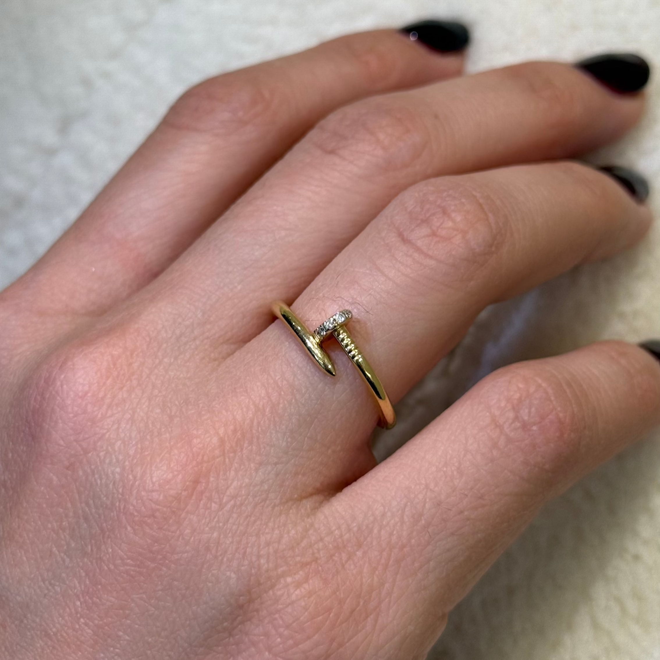 Ciara Diamond Gold Ring