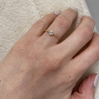 Arlet Bezel Aquamarine Ring