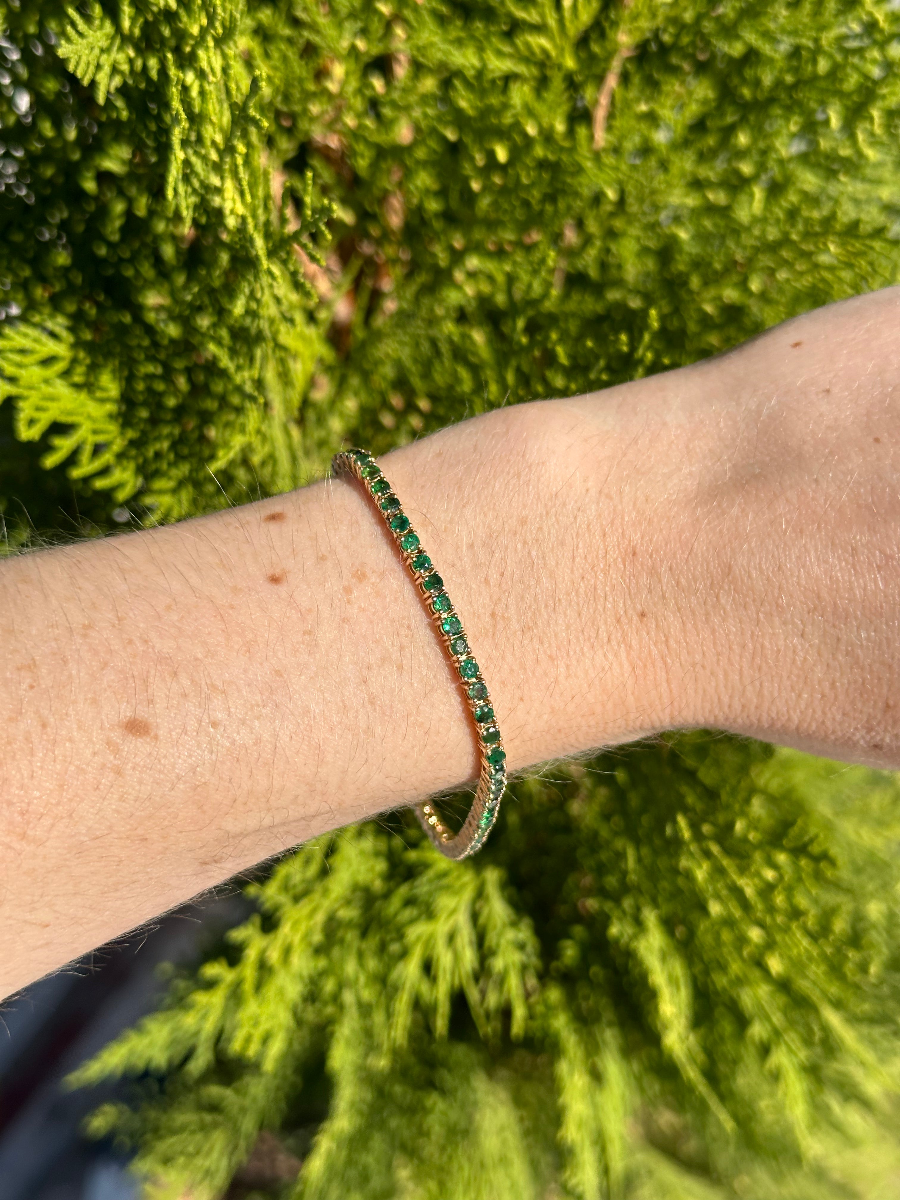 Melinda Emerald Tennis Bracelet 3.0 ct