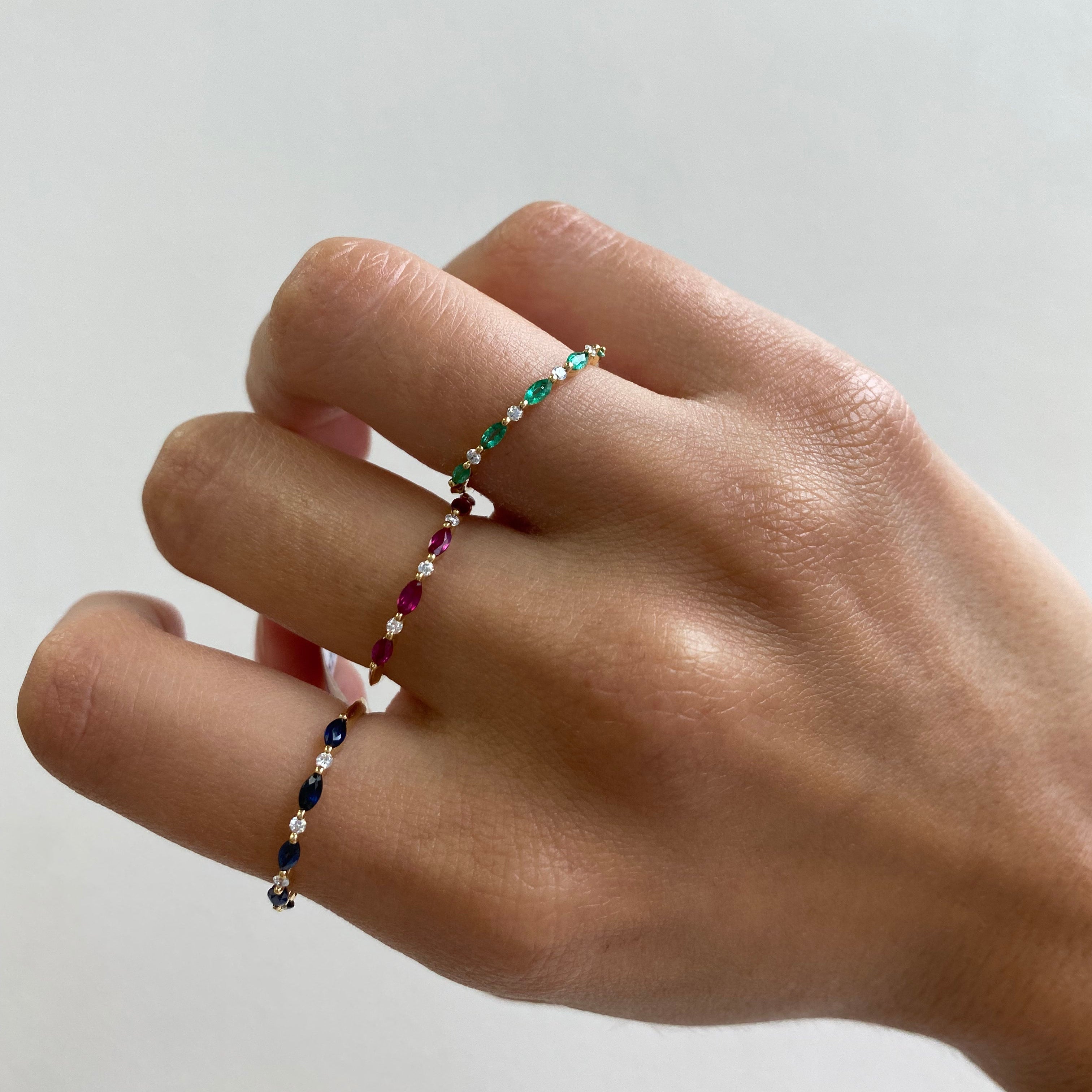 Maggie Ruby Diamond Ring