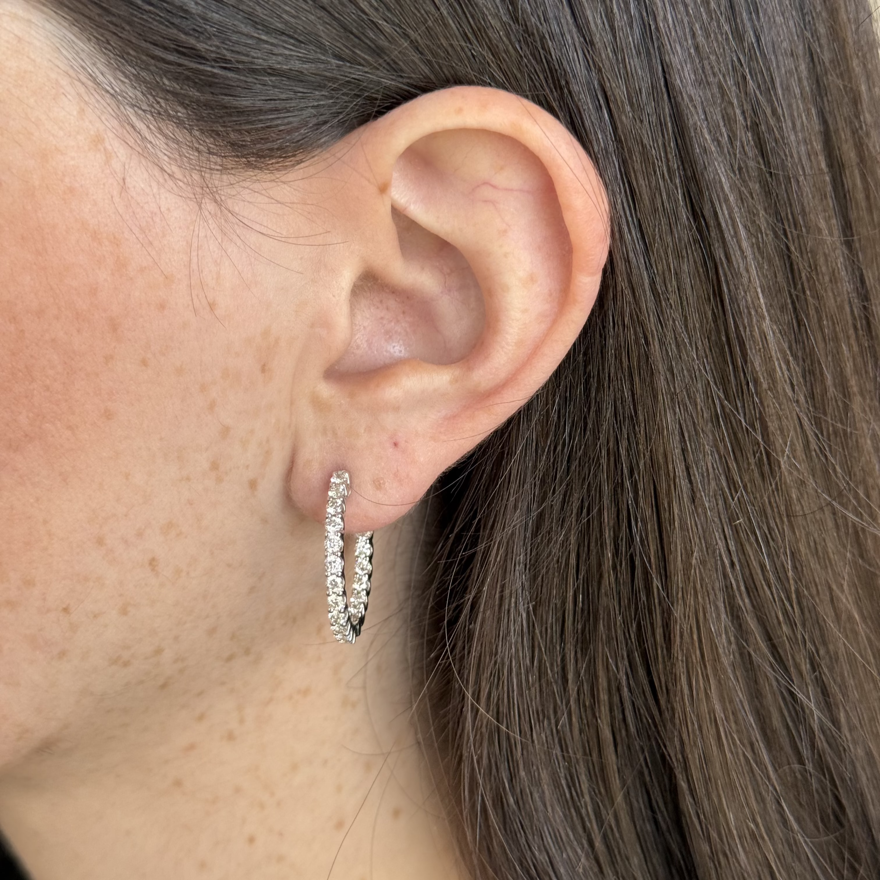 Maga Diamond Hoops 1.82 ct.