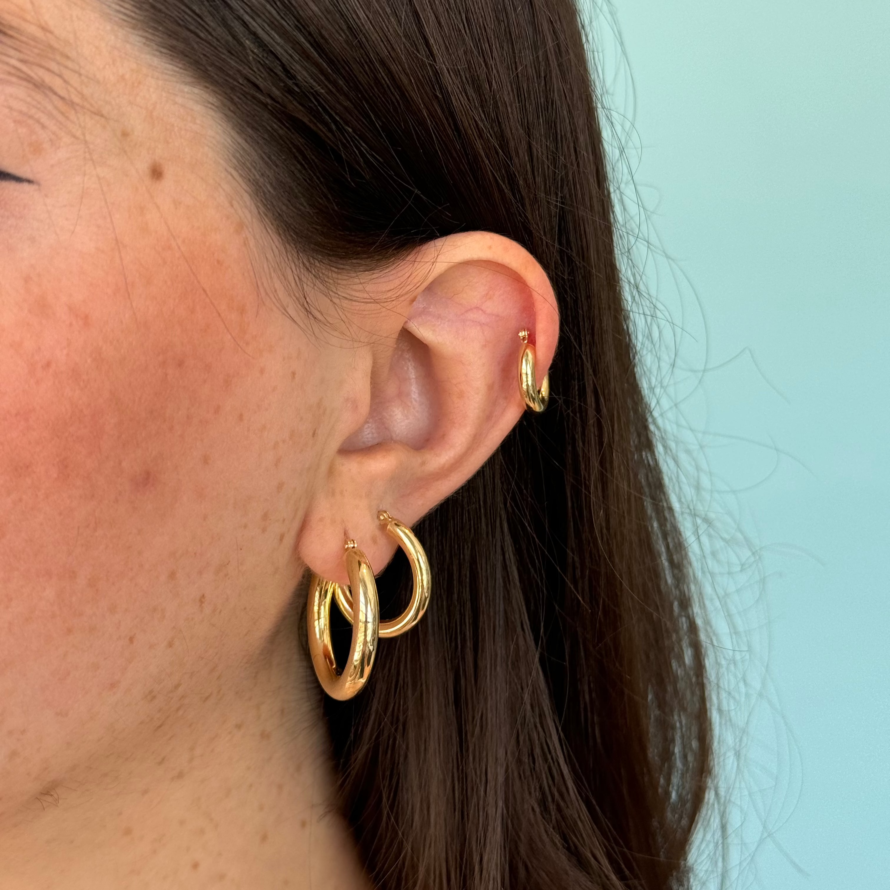 Alison Gold Hoops