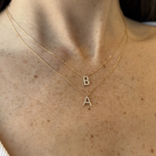 Load image into Gallery viewer, Alphabet Diamond Necklace
