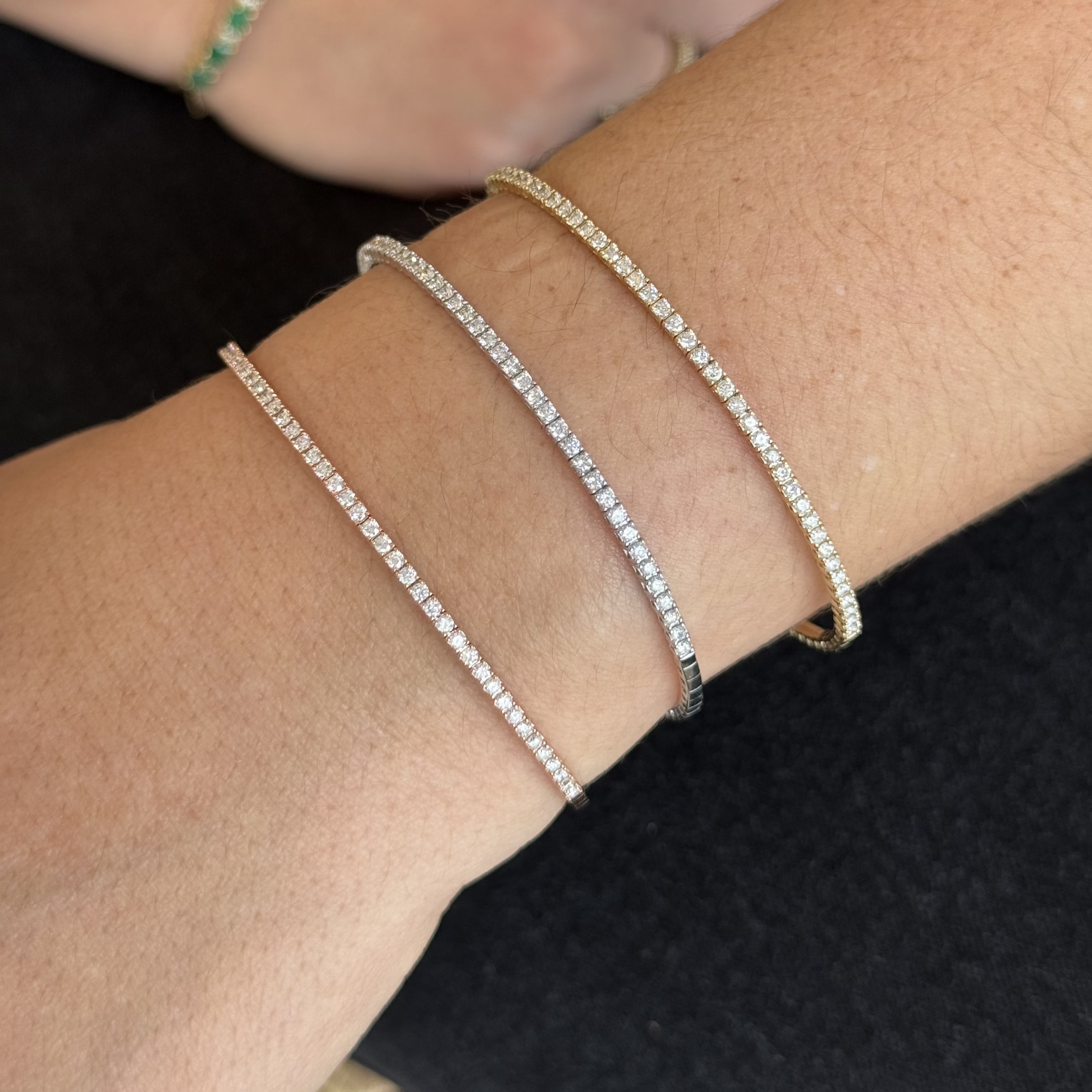 Alicent Diamond Flexible Bangle 0.85 ct.
