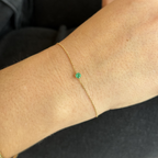 Pany Emerald Chain Bracelet