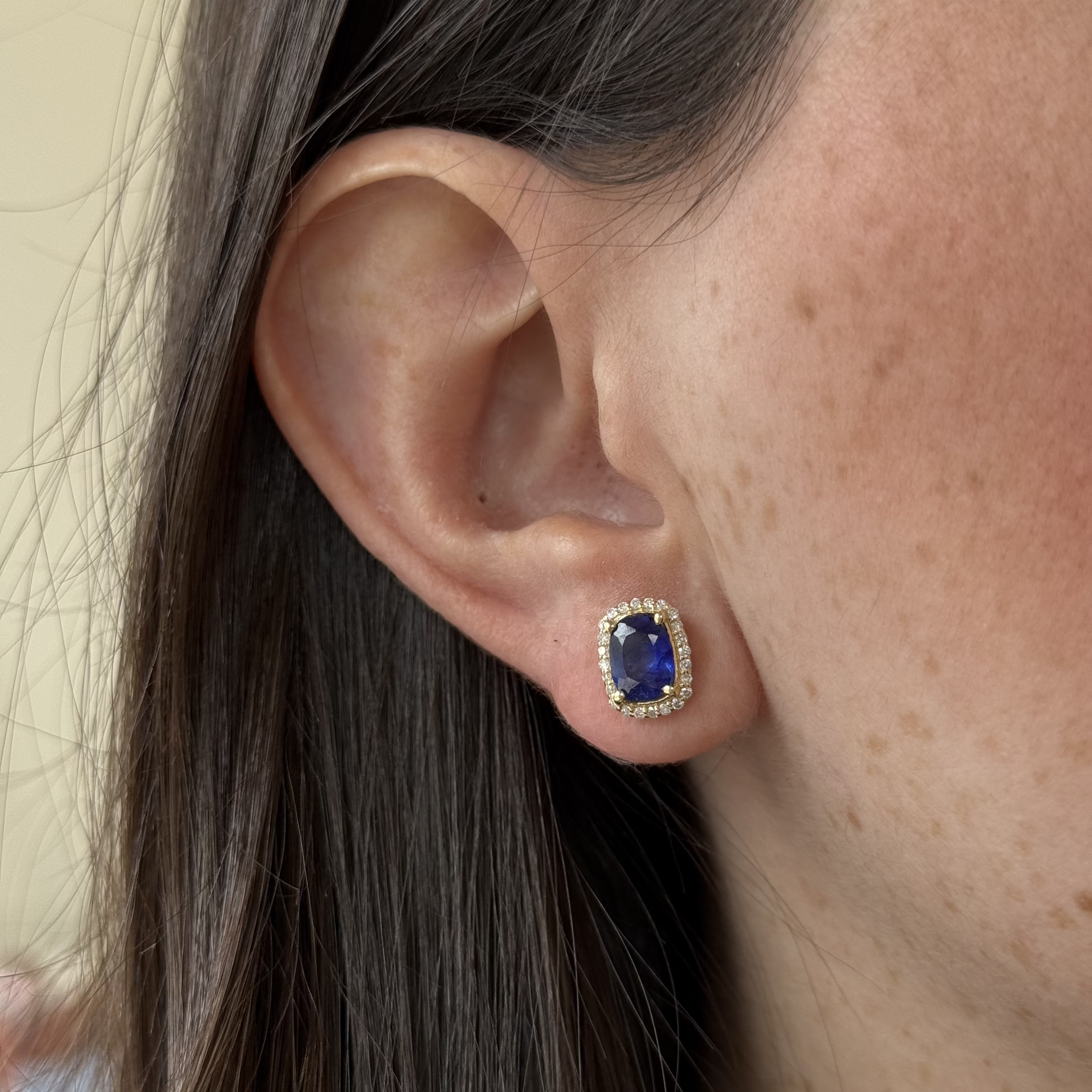Irina Sapphire Diamond Studs