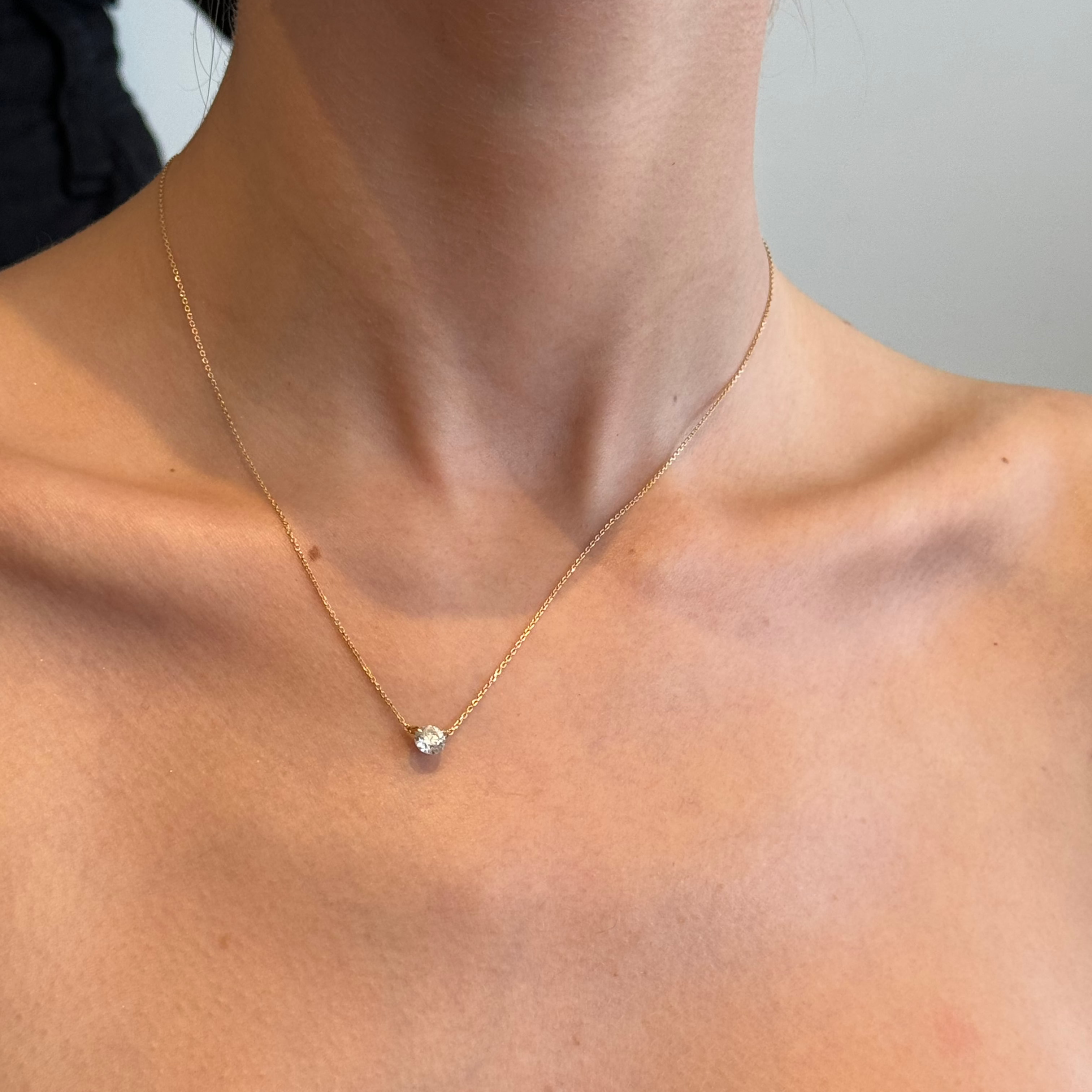 Charlie Solitaire Diamond Necklace 0.50 ct.