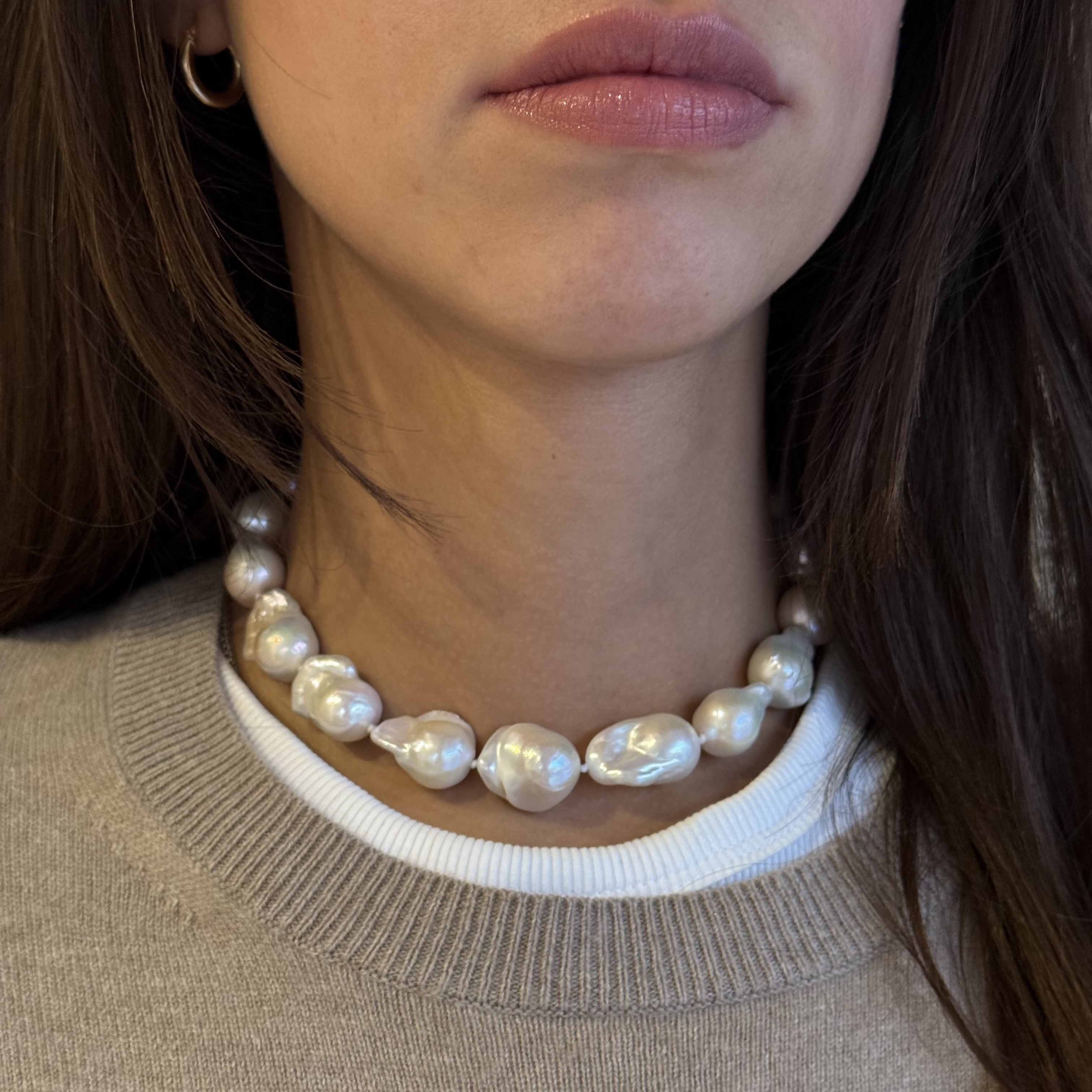 Paloma Baroque Pearl Necklace