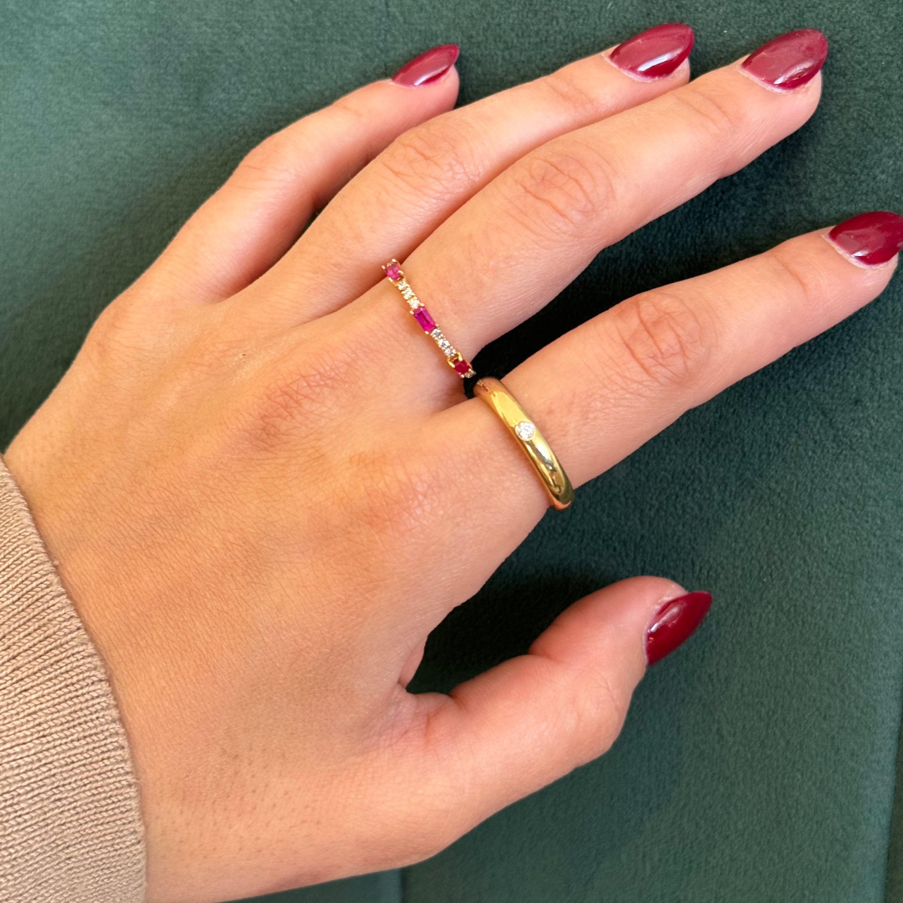 Karim Ruby Diamond Ring