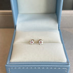 Adriana White Flower Baby Earrings