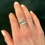 Emma Emerald Diamond Ring