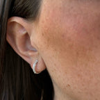 Magaly Diamond Pavé Huggies