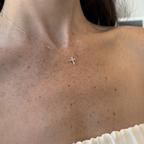 Paige Diamond Cross Necklace